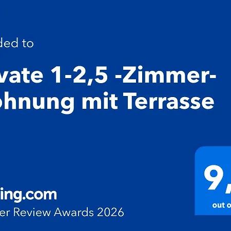 Private 1-2,5 -zimmer-wohnung Mit Terrasse *