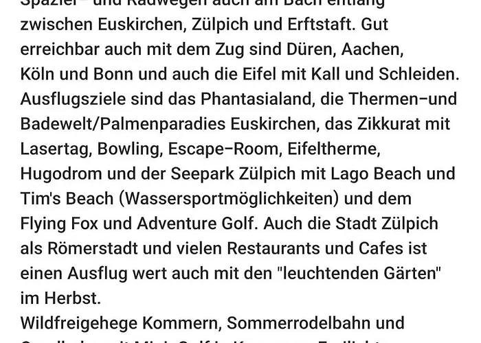 Private 1-2,5 -zimmer-wohnung Mit Terrasse * Zulpich