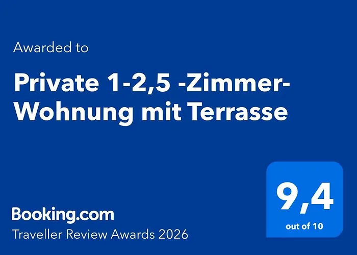 Private 1-2,5 -zimmer-wohnung Mit Terrasse *